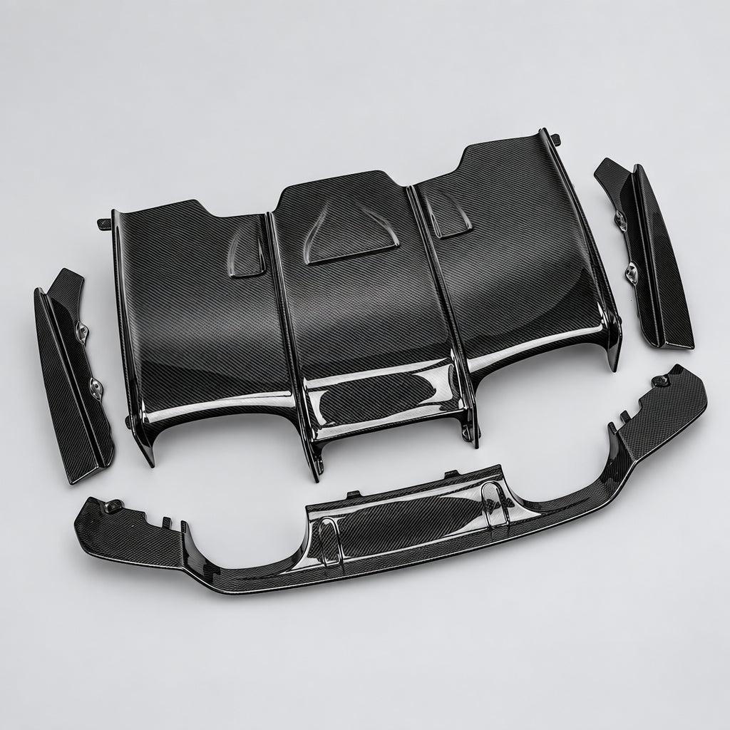 4-Piece Rear Diffuser — BMW M3 / M4 (F80 / F82)