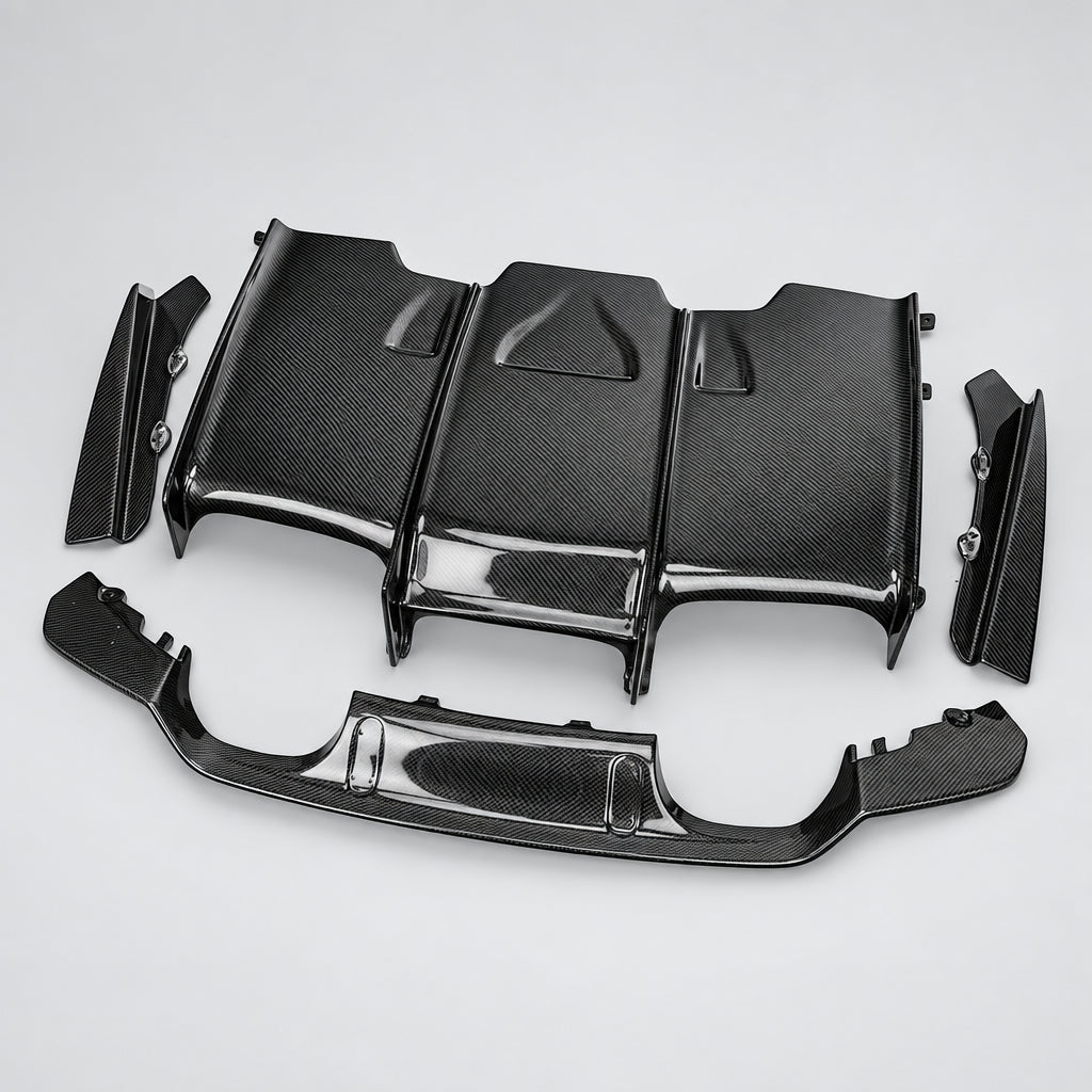 4-Piece Rear Diffuser — BMW M3 / M4 (F80 / F82)