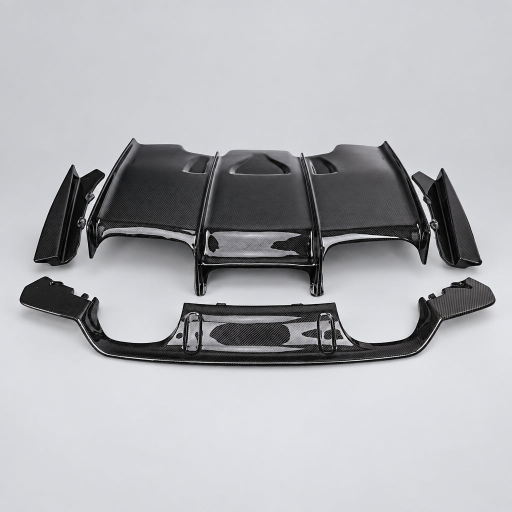 4-Piece Rear Diffuser — BMW M3 / M4 (F80 / F82)