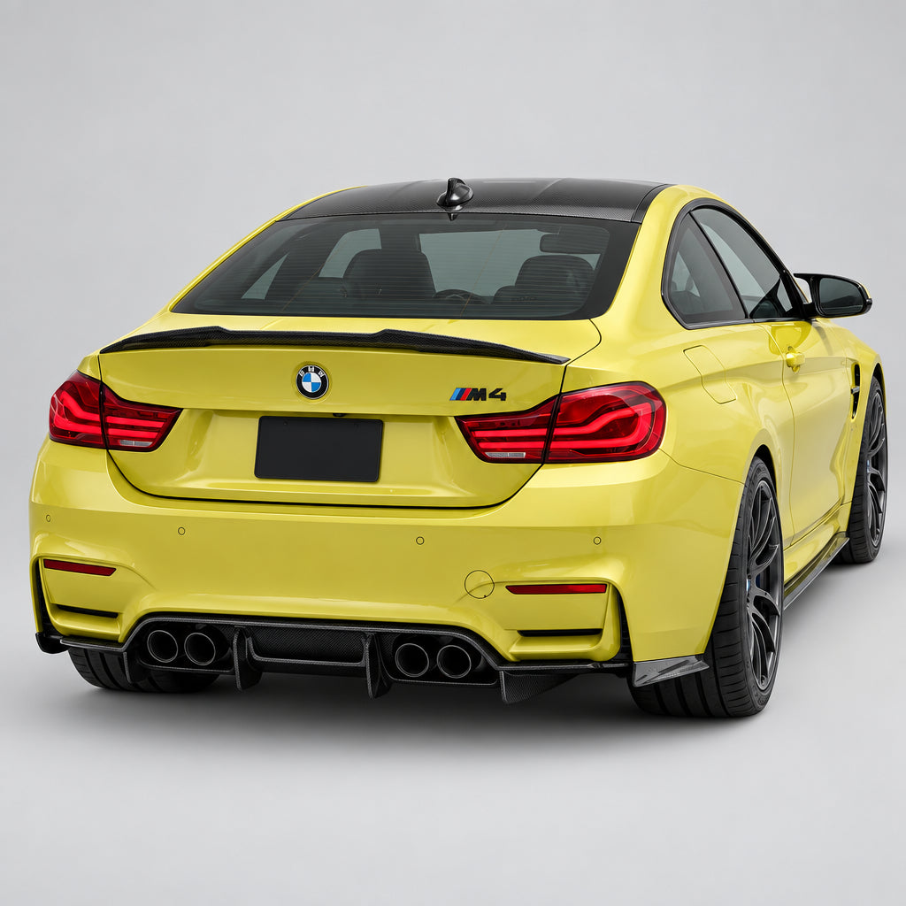 4-Piece Rear Diffuser — BMW M3 / M4 (F80 / F82)