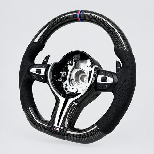 Carbon Fiber Steering Wheel — BMW 5 / 6 / 7 Series (F10 / F06 / F01)