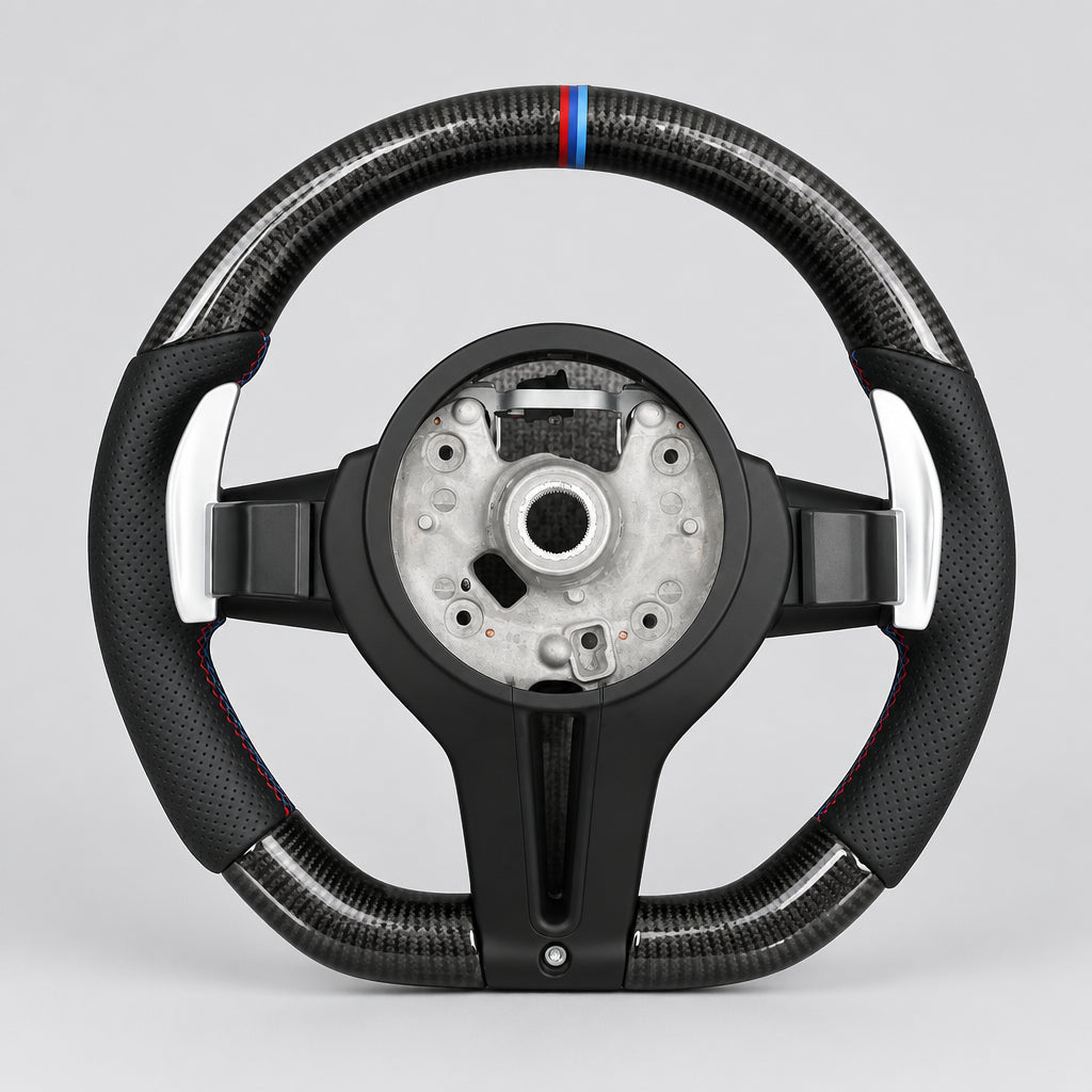 Carbon Fiber Steering Wheel — BMW 5 / 6 / 7 Series (F10 / F06 / F01)