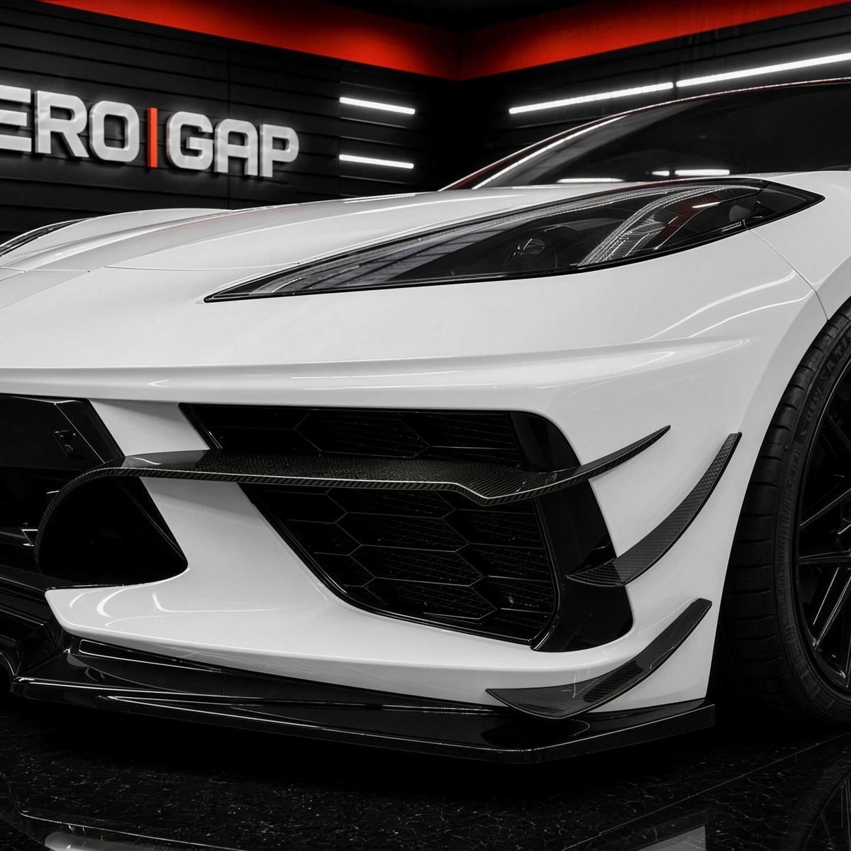 Front Bumper Canards — Chevrolet Corvette Stingray (C8)