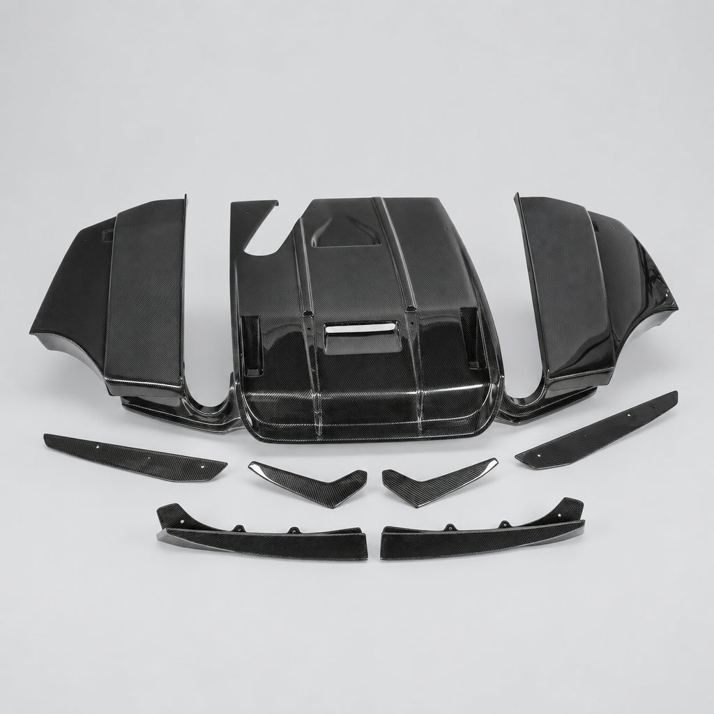 9-Piece Rear Diffuser Kit — BMW 3 Series M Sport (F30)