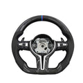 Flat-Bottom Carbon Steering Wheel — BMW F-Series (F30 / F80 / F82 / F87 & more)