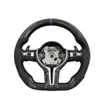 Flat-Bottom Carbon Steering Wheel — BMW F-Series (F30 / F80 / F82 / F87 & more)