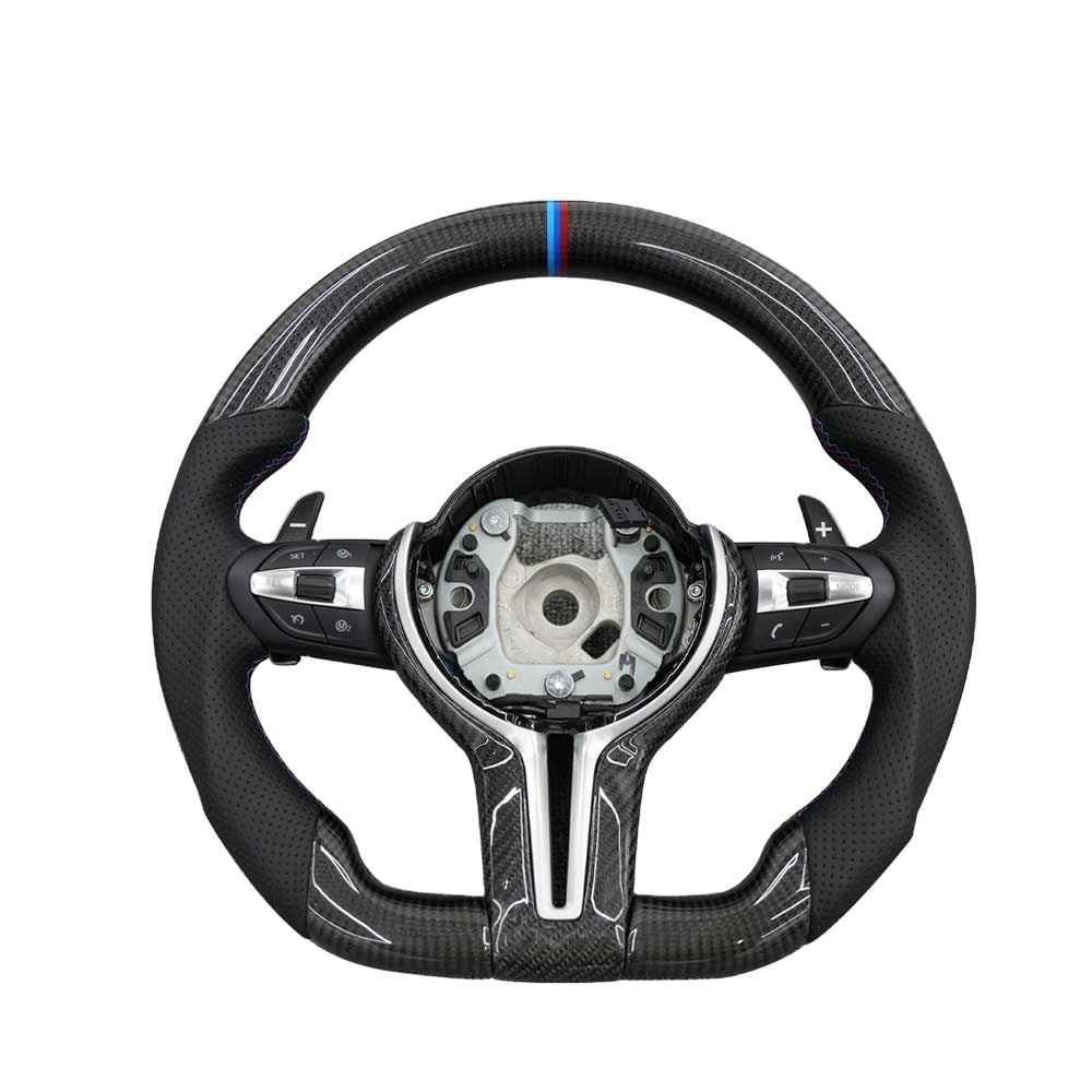 Flat-Bottom Carbon Steering Wheel — BMW F-Series (F30 / F80 / F82 / F87 & more)