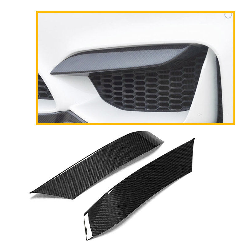 Front Upper Bumper Trims — BMW M3 / M4 (F80 / F82)