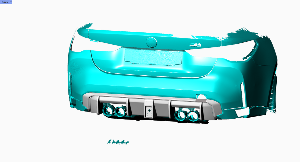 Rear Diffuser with LED — BMW M4 (G82 / G83)