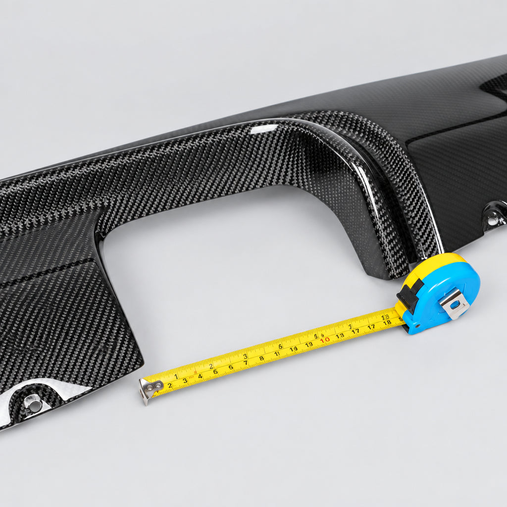 Half-Carbon Rear Diffuser Lip — BMW 3 Series (E46)