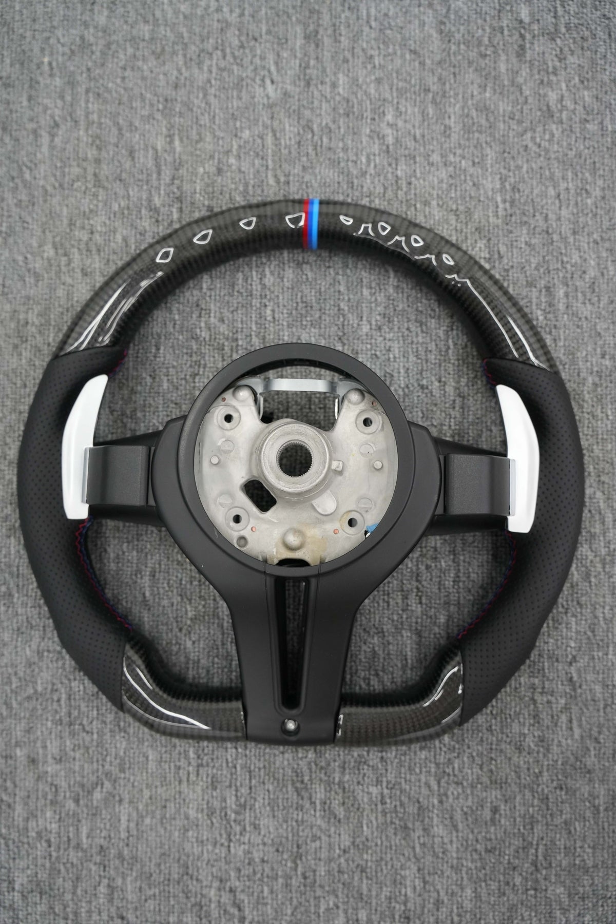 Flat-Bottom Carbon Steering Wheel — BMW F-Series (F30 / F80 / F82 / F87 & more)