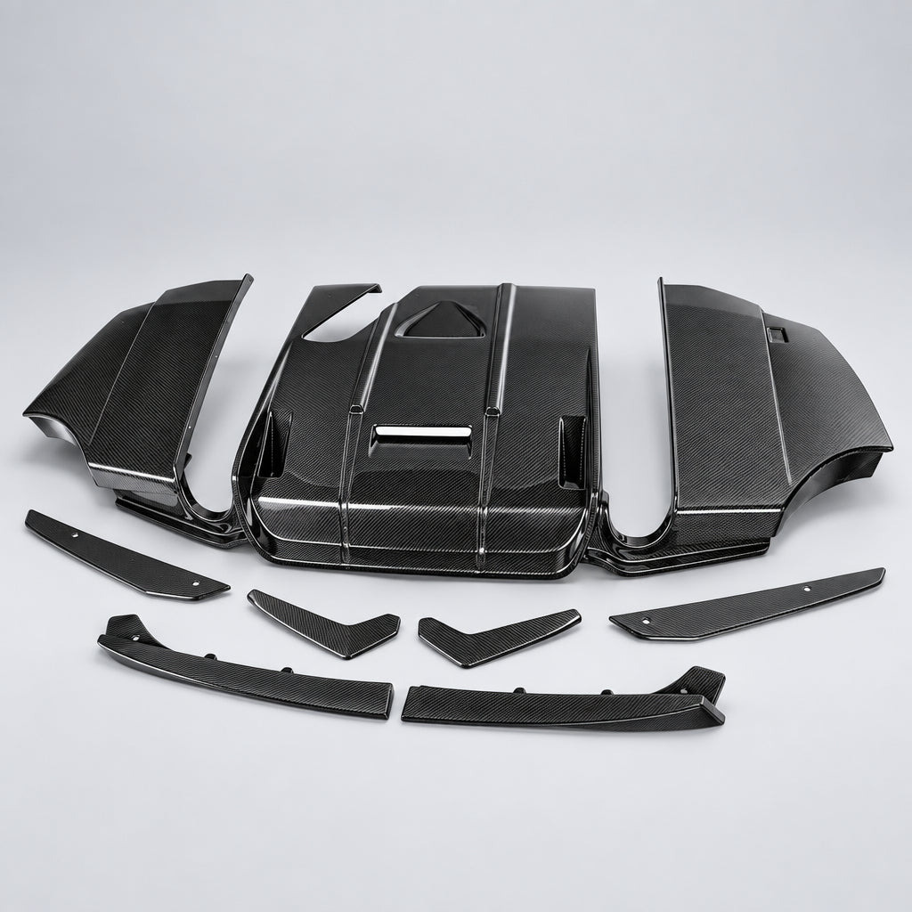 9-Piece Rear Diffuser Kit — BMW 3 Series M Sport (F30)