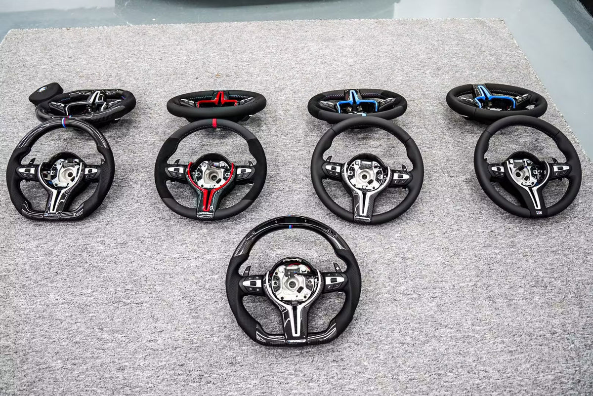 Flat-Bottom Carbon Steering Wheel — BMW F-Series (F30 / F80 / F82 / F87 & more)