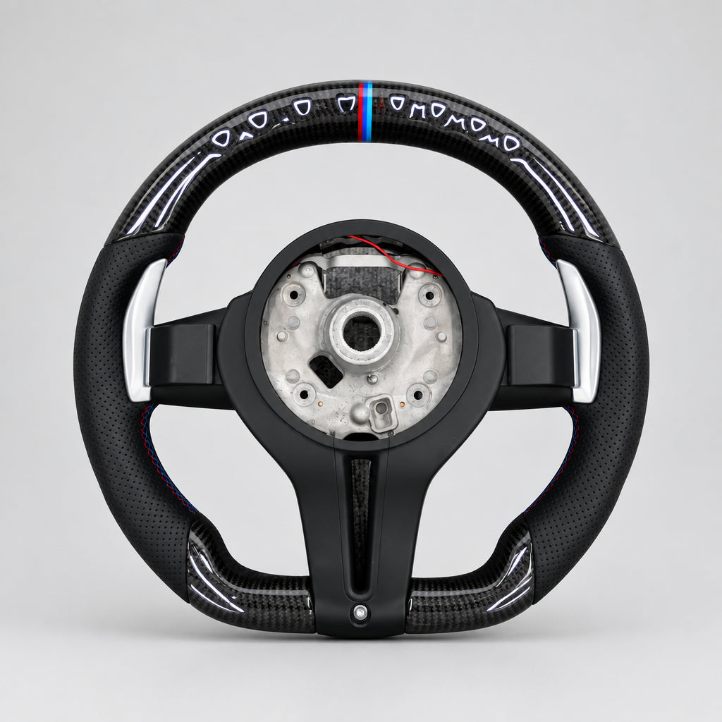 LED Carbon Steering Wheel — BMW 3 Series / M2 / M3 / M4 (F30 / F87 / F80 / F82)