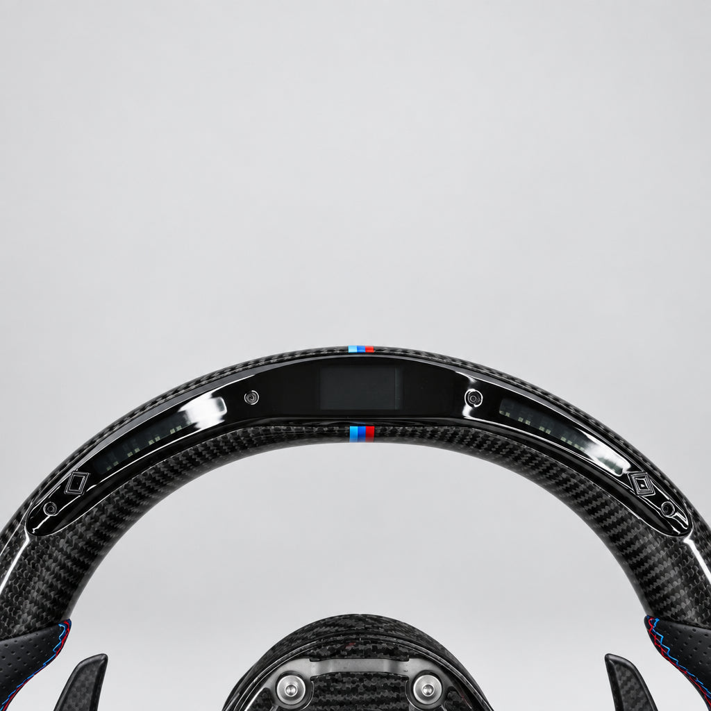 LED Carbon Steering Wheel — BMW 3 Series / M2 / M3 / M4 (F30 / F87 / F80 / F82)
