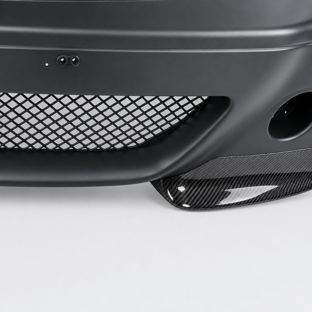 M3-Style Front Bumper with Carbon Splitter — BMW 3 Series (E46)