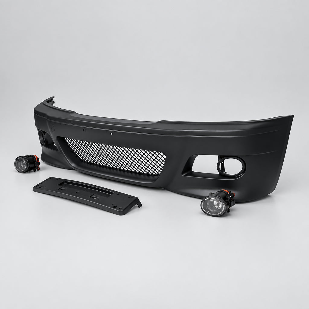 M3-Style Front Bumper with Fog Lights — BMW 3 Series Sedan (E46)