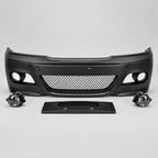M3-Style Front Bumper with Fog Lights — BMW 3 Series Sedan (E46)