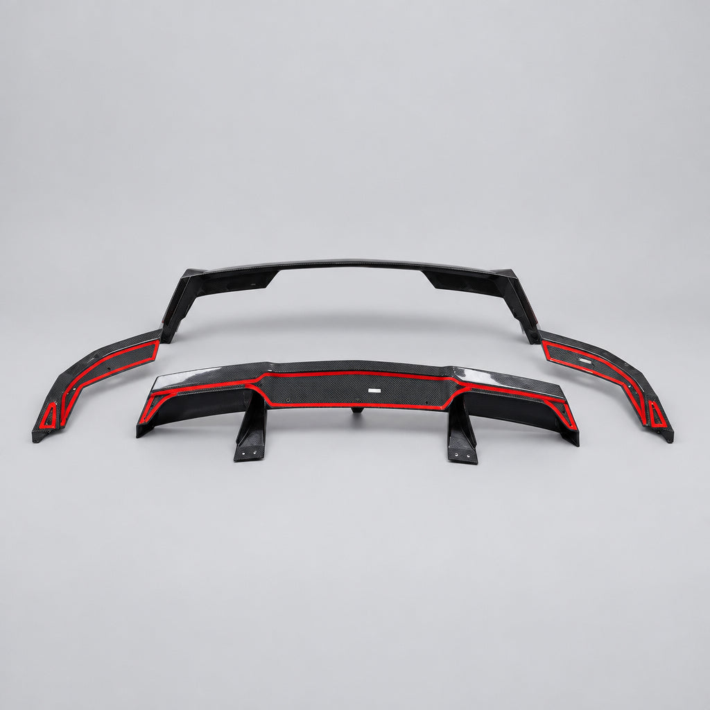 Rear Bumper Splitter — Chevrolet Corvette Z06 (C8)