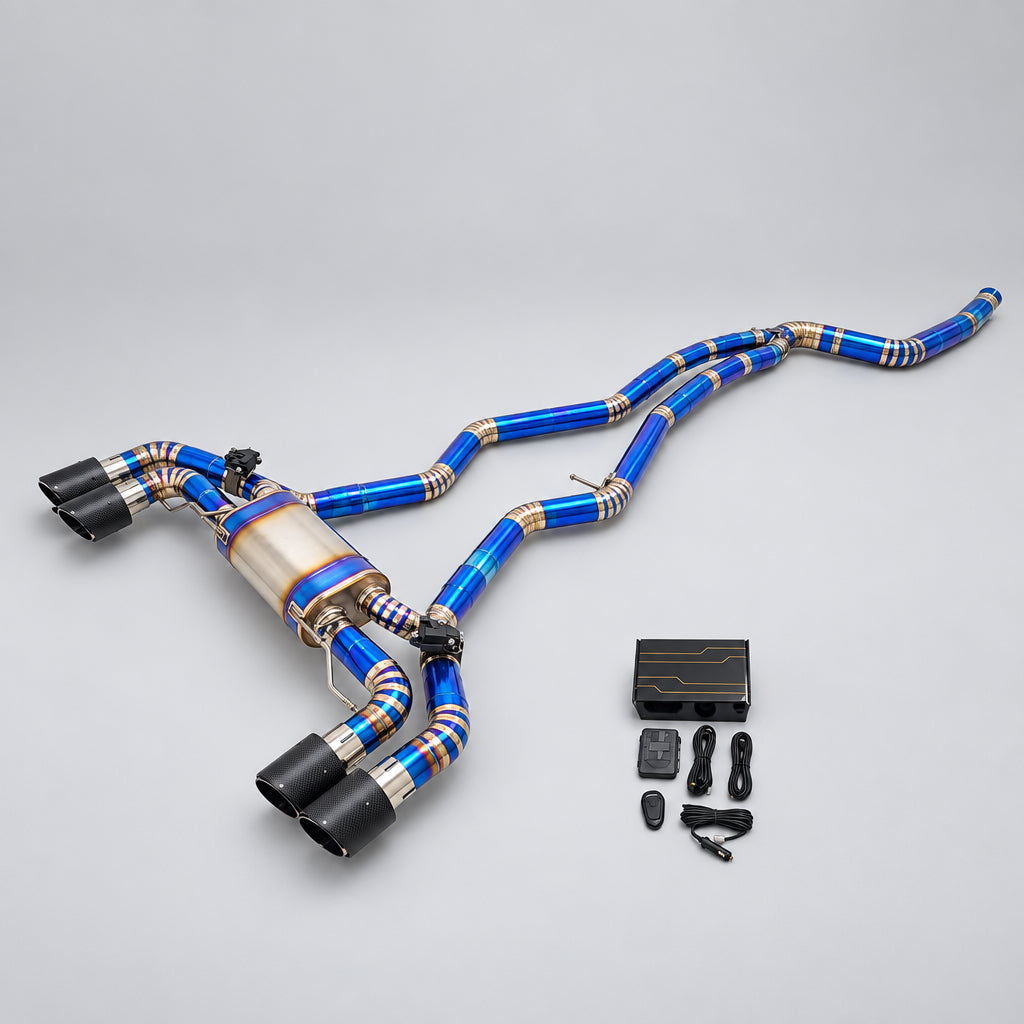 Titanium Valved Cat-Back Exhaust — BMW M240i / M340i / M440i (G42 / G20 / G22)