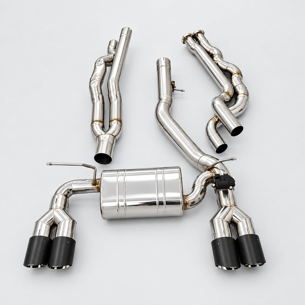 Valved Cat-Back Exhaust with Midpipe — BMW M2 Competition (F87)