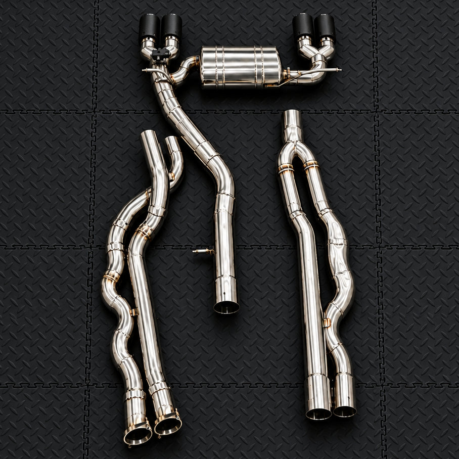 Valved Cat-Back Exhaust with Midpipe — BMW M2 Competition (F87)