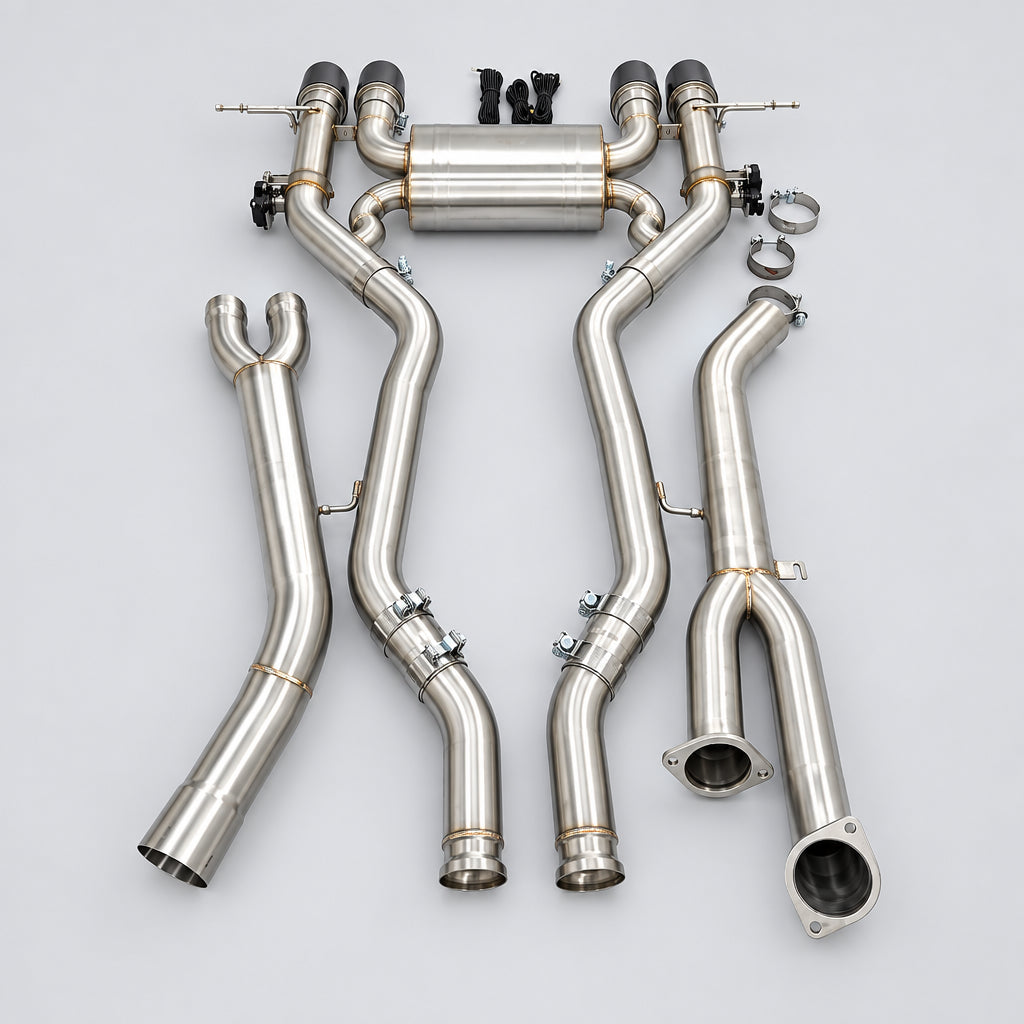Valved Cat-Back Exhaust with Midpipe — BMW M2 (G87)