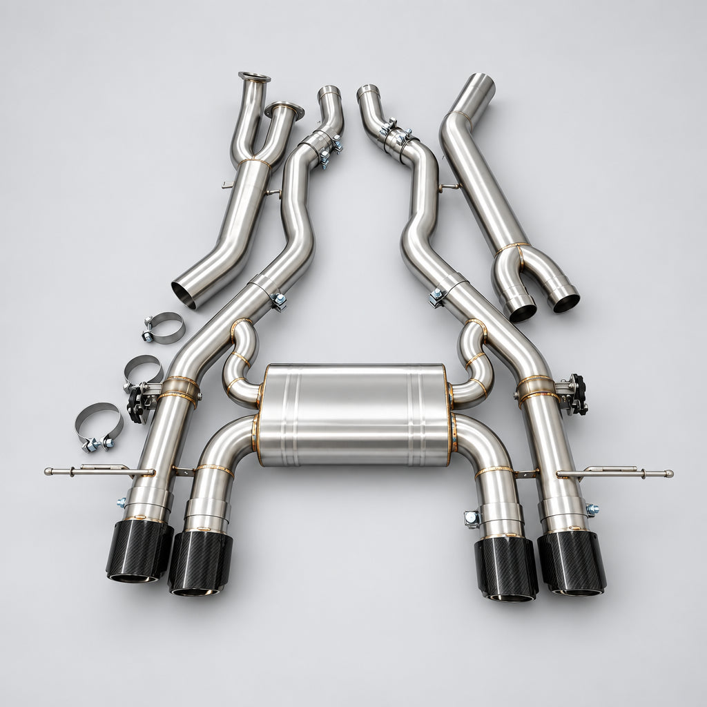 Valved Cat-Back Exhaust with Midpipe — BMW M2 (G87)